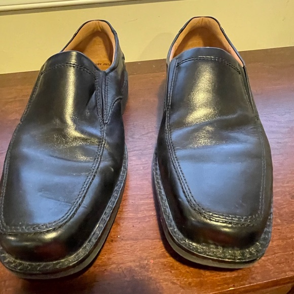 Ecco Men\'s Black Leather Slip-On Loafers main image 6
